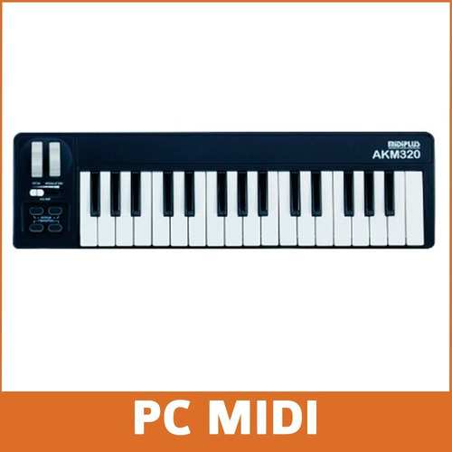 Teclado Controlador Midiplus Akm320 Midi Usb 32 Teclas