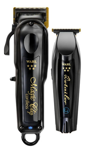 Combinação Wahl Professional Premium Magic Clip Trimer and Clipper, cor preta