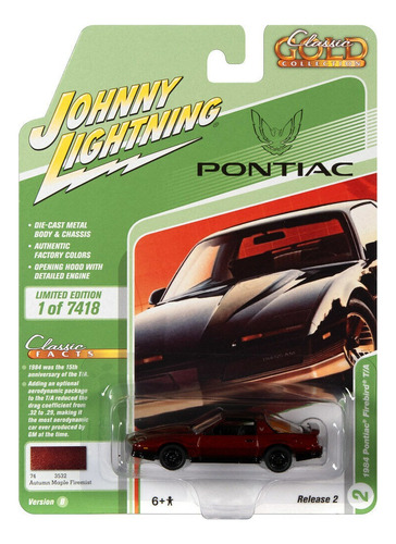 Johnny Lightning - 1984 Pontiac Firebird T/a - 1/64
