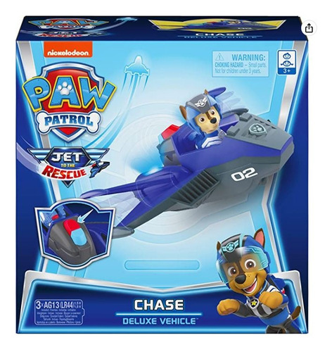 Paw Patrol Jet To The Rescue Chase Luz Y Sonido