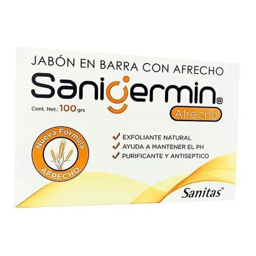 Sanigermin Afrecho Jabon Pan X 100 Gr