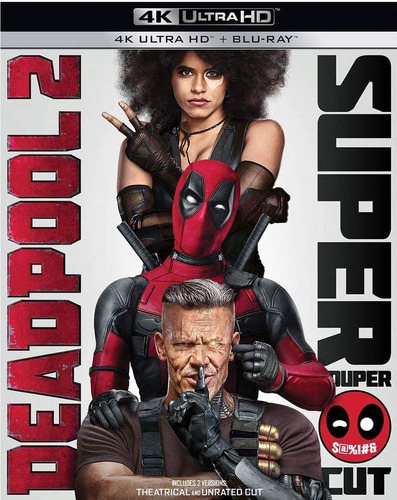 Deadpool 2 4k Ultra Hd + Blu Ray Película Nuevo