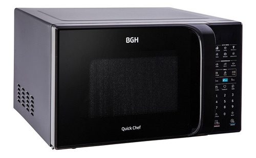 Microondas Bgh B228dn20 Digital Eco Grill 900w 28lts Negro
