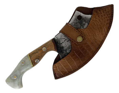 Cutelo Vikings Brut Forge 7 Aço Carbono 1070 5mm Cabo De Ma