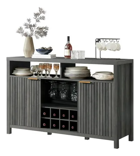 comprar Gabinete Bar De Vinos, Café Y Licor Moderno Con Estantes Aju