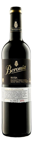 Vino Tinto Beronia Crianza Edición Limitada 750 Ml