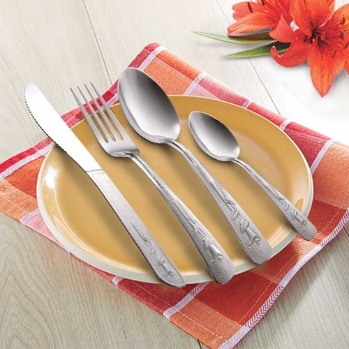 Tenedor De Mesa De Acero Inoxidable Maya Moven