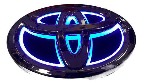 Emblema Del Logotipo De Toyota Led 5d