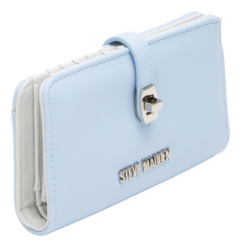 Wallet Blayerr Steve Madden Bags Color Azul Claro Diseño De La Tela Liso