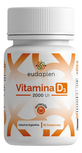 Vitamina D3 2000ui X 90 Comp Fortalece Huesos X 2 Frascos
