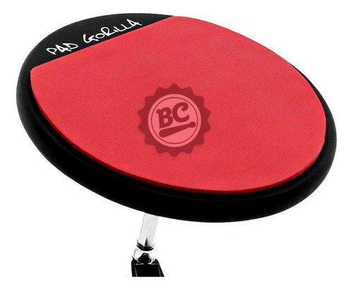 Pad De Estudo Gorilla Clássico 8 Red Pgr8v Com Rosca Inferi