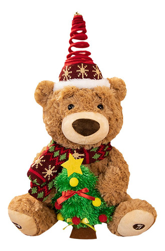 Oso De Peluche Grabable, Oso De Peluche De Navidad Cantante,