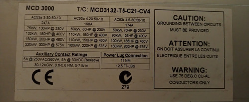 Soft Starter Danfoss Mcd3132-t5-c21-cv4