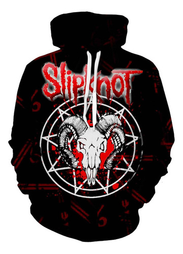 H Banda Slipknot Metal Rock Memorial Pullover Adultos