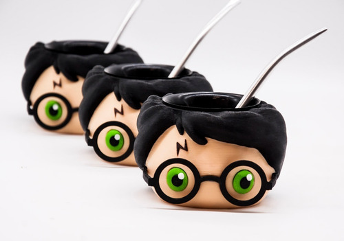Imagen 4 de 4 de Mate Impreso En 3d Cabeza De Harry Funko Excelente Calidad