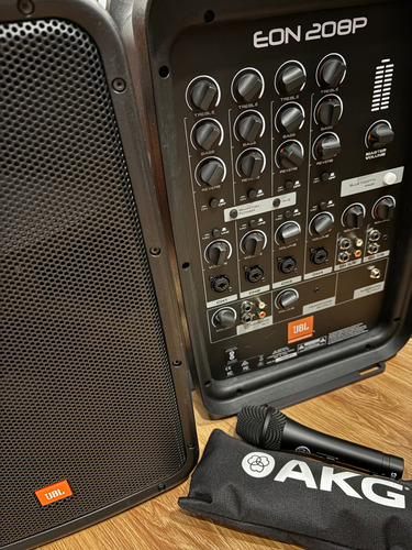 Jbl Eon 208p Sistema De Audio Bluetooth. Nuevo ! Negro (Usado)