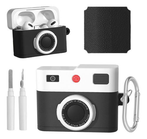 Fundas Para Airpod Para AirPods 1 2 3/pro 2 Case + Limpiador