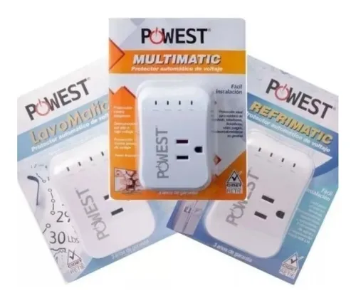 Pack X3 Protector Voltaje Multimatic Lavomatic Refrimatic