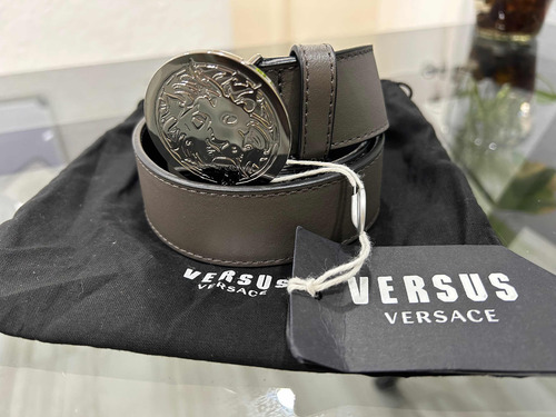 Cinturón Versus Versace Logo Piel Nuevo Con Msi