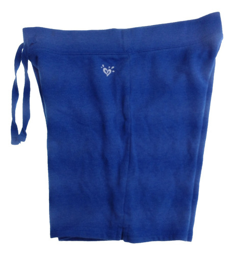 Short Para Niña 14 Años Justice Algodón Azul Deportivo Polié