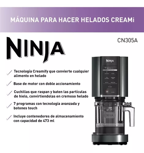 Máquina para hacer helados CREAMi - Ninja CN305A – Ninja México