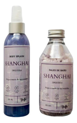 Yaffa Kit Body Splash Y Sales De Baño Shanghai - Orquidea