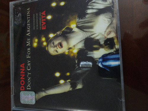 Cd Madonna/ Don,'t Cry For Me Argentina/,, Usado Excelentes 