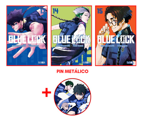 Combo Blue Lock 13 A 15 - Manga - Ivrea