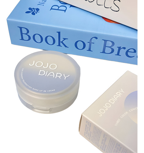 Cushion Coreana Base + Paleta Corrector Colores Efecto Doble 02 Ivory White