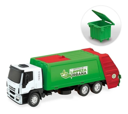 Brinquedo Caminhão Menino Iveco Coletor De Lixo - Usual