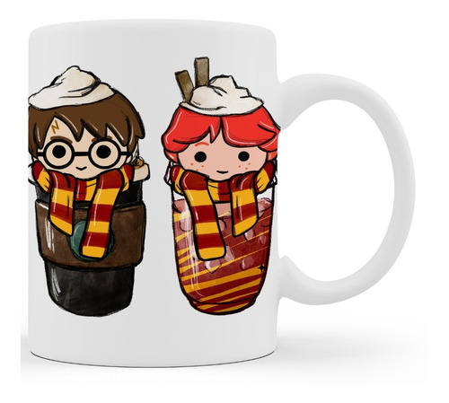 Taza/tazón Diseño Harry Potter Personajes 11oz, Starbucks