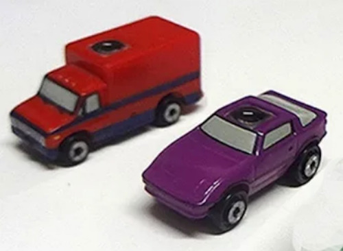 Micro Machines Set 2 Autos Private Eye, Lupa Interior Espía (Usado)