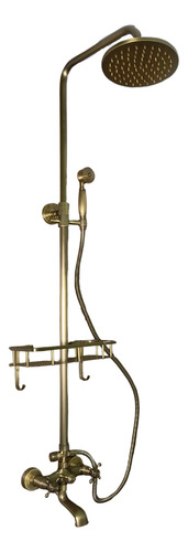 Chuveiro Ducha Banheira C/ Misturador Bronze Antigo Q / Frio