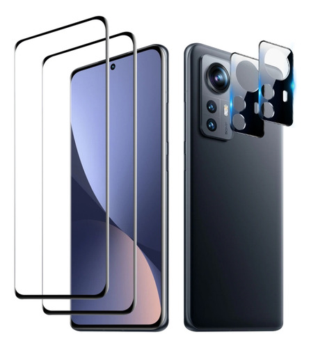 2 Sets De Filme Com Lente De Filme Para Xiaomi 12 Para Xiaom