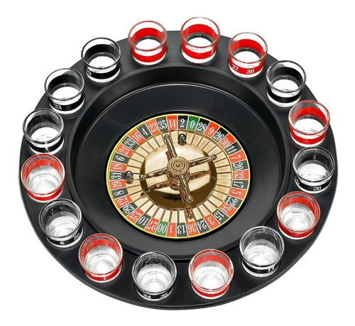 Ruleta Shot Juego Mesa Casino Shots 16 Copas Juego Fiestas