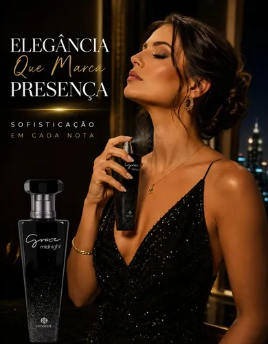 Perfume Hinode Feminino Grace Midnight Premiado 100%original