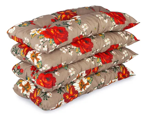 comprar Pacote 4 Almofada Confortáveis Ambientes Internos E Externo