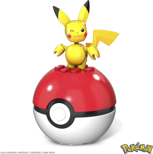 Mega Construx Pokemon Pikachu Construction Set, Building Toy