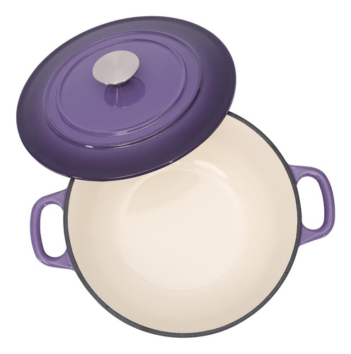 Olla Holandesa Hierro Fundido 3.8 Qt Morada