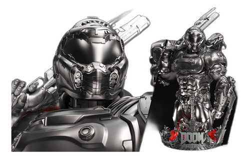 Busto De Doom Slayer: Poder En Cada Detalle