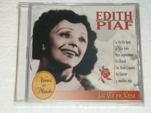 Edith Piaf La Vie En Rose Cd Nuevo Sellado / Kktus