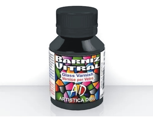 7 Barniz Laca Vitral Ad Falso Vitro Y Delineador Negro