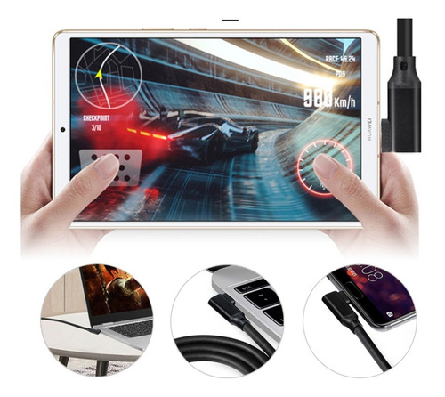 Imagem 2 de 6 de Cabo Extensor Usb-c 1 Metro