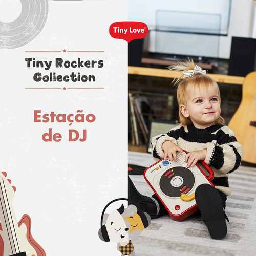 Estação Dj Tiny Rockers 13 Melodias Rock Bebê 12m+ Tiny Love