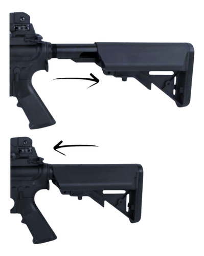 Kit Rifle M4a1 Cqb +pistola P226 Airsoft Rossi Spring