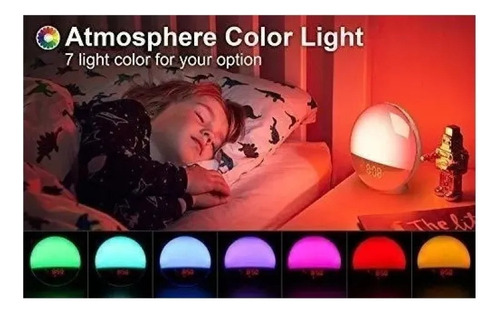 Nuevo Alarma De Amanecer Y Luz Nocturna Luz Nocturna Y