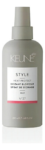 Keune Style Instant Blowout 200ml Spray Acelerador Protetor