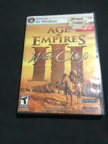 Dvd Age Of Empires 3 The War Chiefs Expansión