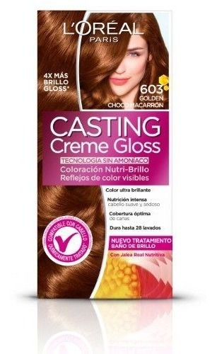 Tinta  Loreal Casting Creme Gloss 603 Chocolate Macarron