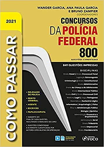 Libro Como Passar Em Concursos Da Policia Federal De Nascime